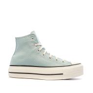 Baskets Turquoise Converse Femme Chuck Taylor All Star Lift Infinity vue 2