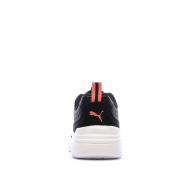 Baskets Noires/Blanches/Fushia Fille Puma Soft Wired 2 vue 3