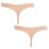 Lot de 2 Strings Microfibre Nude femme Dim D05E1 vue 2