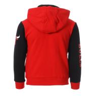 Sweat Zippé Rouge/Noir Garçon NBA CHICAGO BULLS vue 2