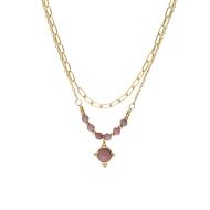 Clio Blue Fiona Women's Gold Necklace Photo of the Espace des Marques %store% store - view of %key%