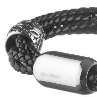 Bracelet Noir Geographical Norway Tresses Motif vue 2