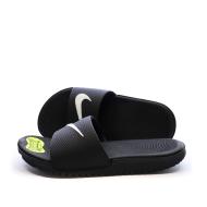 Claquettes Noires Garçon Nike Kawa pas cher