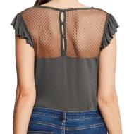 T-shirt Kaki Femme Morgan Duchan vue 2