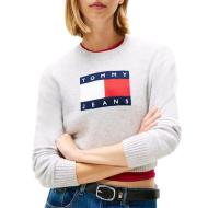 Pull Gris Femme Tommy Hilfiger Tjw Sparkle Flag pas cher