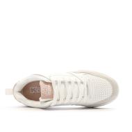 Baskets Blanches/Beiges/Roses Femme Kappa Manisw vue 4