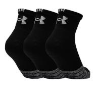 X3 Paires de Chaussettes Noires Homme Under Armour Heatgear 1353262 vue 2