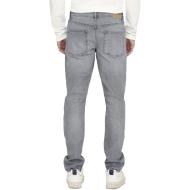 Jean Slim Gris Homme Only & Sons Weft vue 2