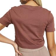 T-shirt Marron Femme Adidas 2000 Luxe vue 2