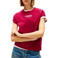 T-Shirt Rouge Femme Tommy Hilfiger DW0DW21842