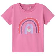 T-shirt Rose Fille Name it Beate 13226024-WOH pas cher