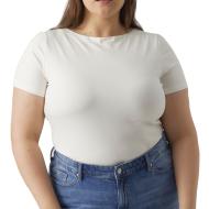 T-shirt Blanc Femme Vero Moda Vmvanda Curve