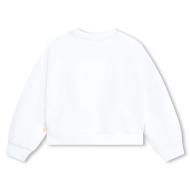 Sweat Blanc Fille Billieblush U20099 vue 2