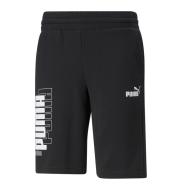 Short Noir Homme Puma Power Logo pas cher