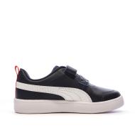 Baskets Marine Garçon Puma Courtflex vue 2