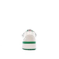 Baskets Blanches/Vertes Femme Adidas Forum Low vue 3