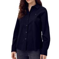 Chemise Marine Femme Tommy Hilfiger Ess Poplin Regular S pas cher