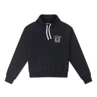 Sweat à capuche Noir Femme Converse Retro Chuck Mock pas cher