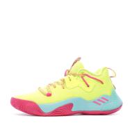Baskets de Basketball Jaune Fluo Mixte Adidas Harden Stepback 3 pas cher