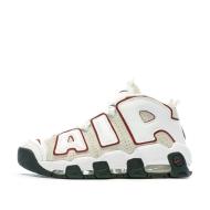 Baskets Écru/Rouge Homme Nike Air More Uptempo 96 pas cher