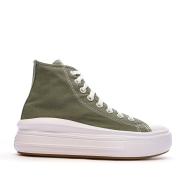 Baskets Kaki Femme Converse Chuck Taylor All Star Move vue 2