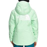 Manteau de ski Vert Fille The North Face Freedom Insulated vue 2
