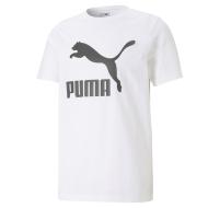 T-shirt Blanc Homme Puma Classic Logo pas cher