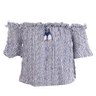 Top Bleu/Blanc Fille Teddy Smith Taxo