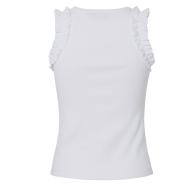 Camiseta de tirantes blanca de mujer Pieces Tubana ver 2