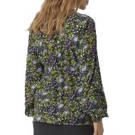 Blouse Noir/Jaune Femme Mamalicious Lia vue 2
