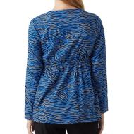 Blouse Bleu/Noir Femme Mamalicious Costa vue 2