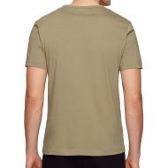 T-Shirt Kaki Homme Hugo Boss Tee Curved vue 2