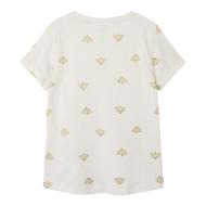 T-shirt Blanc Fille Name It Nellen vue 2