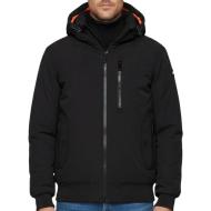 Blouson Noir à capuche Schott DYLAN pas cher