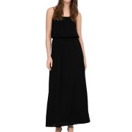 Robe Longue Noir Femme Only Nova