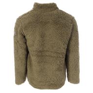 Veste Sherpa Kaki Homme Paname Brothers Full Zip vue 2