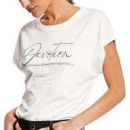 T-shirt Blanc Femme Morgan Devoti