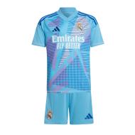 Real Madrid Mini-Kit de Gardien Bleu Adidas 24/25 vue 2