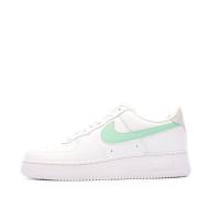 Baskets Blanche/Vert Homme Nike Air Force 1 pas cher