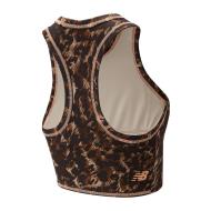 Crop Top Marron Femme New Balance Cheetah vue 2