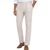 Pantalones fluidos beige para hombre de Paname Brothers