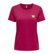 T-Shirt Rose Femme Only Kita