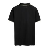 Polo Noir/Kaki Homme Teddy Smith Pasian 2 vue 2