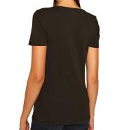 T-shirt Noir Femme Tommy Hilfiger Skinny Stretch vue 2