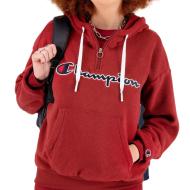 Sweat 1/2 Zip Rouge Femme Champion 114763 pas cher