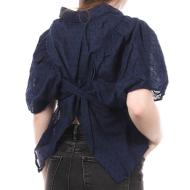 Blouse Marine Femme Teddy Smith Crema vue 2