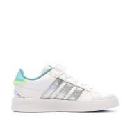 Baskets Blanche Fille Adidas Grand Court 3.0 Girls vue 2