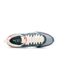 Baskets Gris/Bleu Homme Puma R78 vue 4