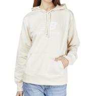 Sweat Écru Femme New Balance Essentials Stacked pas cher