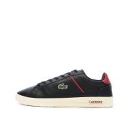 Baskets Noires/Rouges Homme Lacoste Court pas cher